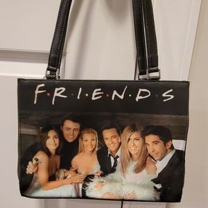 Friends Purse and Wallet with Rinestones